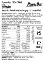 PowerBar IsoActive - izotonický športový nápoj 1320g Citrón_alt0