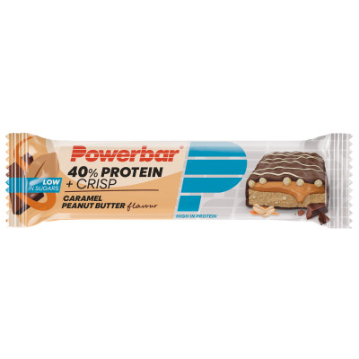 PowerBar ProteinPlus Crisp 40% tyčinka 40g Karamel- Arašidové maslo