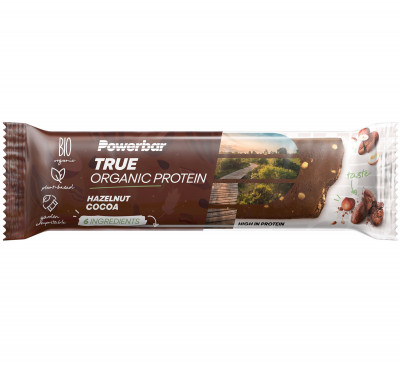 Proteinová tyčinka PowerBar True Organic 45g lískové ořechy/kakao