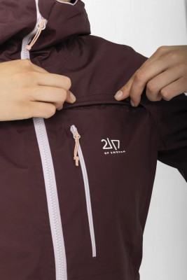 Ruskola 3L Jacket LS, Wine Red XXL