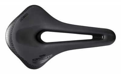 Cyklistické sedlo Selle San Marco Shortfit 2.0 Open-Fit Dynamic Narrow černé