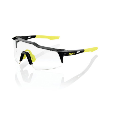 Cyklistické brýle 100% Speedcraft SL - Gloss Black - Photochromic Lens