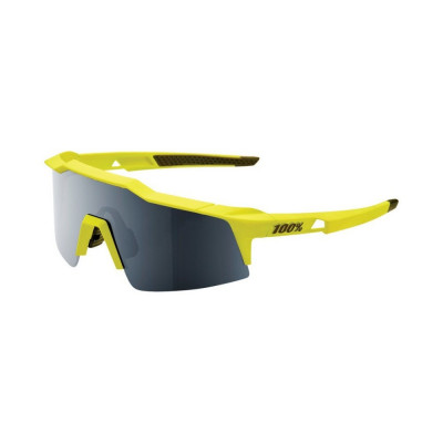 Cyklistické brýle 100% Speedcraft SL - Soft Tact Banana - Black Mirror Lens