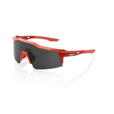 Cyklistické brýle 100% Speedcraft SL - Soft Tact Coral - Smoke Lens