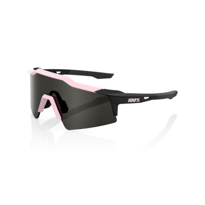 Cyklistické brýle 100% Speedcraft SL - Soft Tact Desert Pink - Smoke Lens
