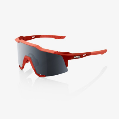 Cyklistické brýle 100% Speedcraft - Soft Tact Coral - Black Mirror Lens