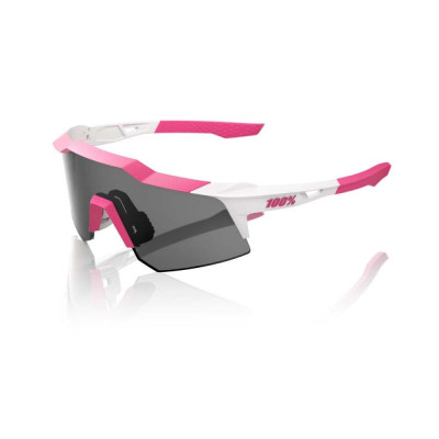 Cyklistické brýle 100% Speedcraft XS - Puddy Pink White - Smoke