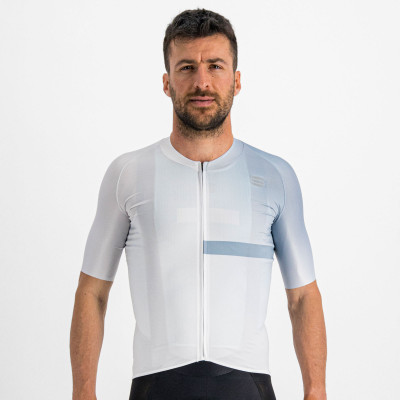 Letní cyklistický dres pánský Sportful Bomber bílý/šedý