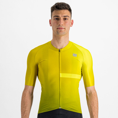 Letní cyklistický dres pánský Sportful Bomber žlutý