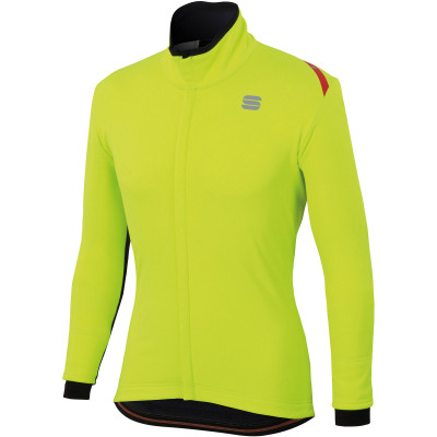 Zimní cyklistická bunda Sportful Fiandre Cabrio fluo žlutá