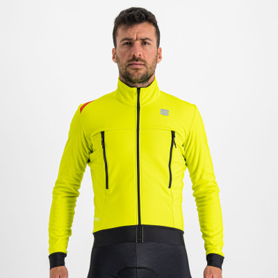 Cyklistická bunda pánská Sportful Fiandre Warm žlutá