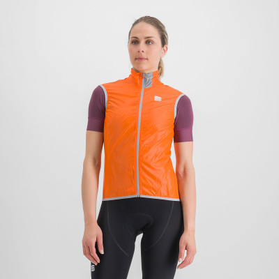 Cyklistická dámská vesta Sportful Hot Pack EasyLight oranžová