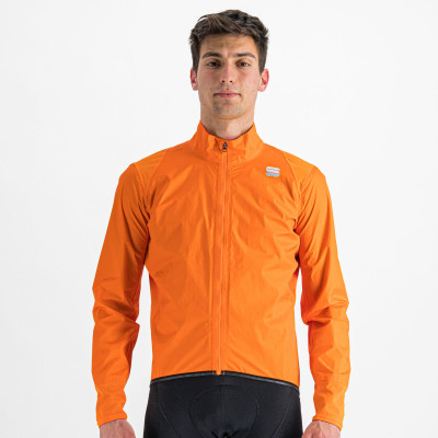 Cyklistická pánská bunda Sportful Hot Pack NoRain oranžová