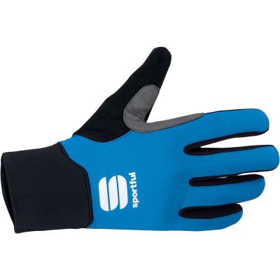 Sportful Kids Softshell rukavice čierna/modrá