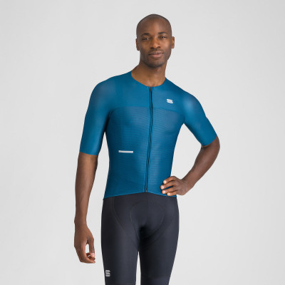 Letní cyklistický dres pánský Sportful Light modrý