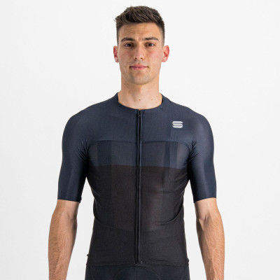 Letní cyklistický dres pánský Sportful Light Pro černý/modrý