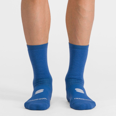 Zimní cyklistické ponožky Sportful Merino Wool 18 modré