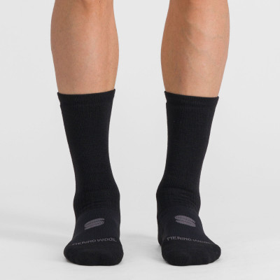 Zimní cyklistické ponožky pánské Sportful Merino Wool 18 černé