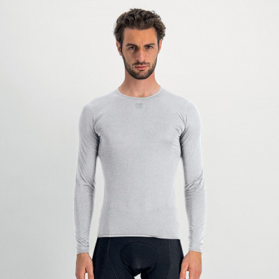 Funkční pánské termo triko s dlouhým rukávem Sportful Midweight Layer bílé