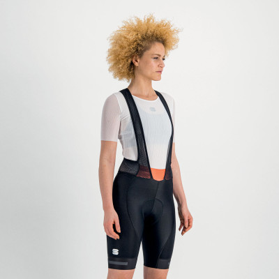 Letní cyklistické kalhoty se šlemi dámské Sportful Neo černé