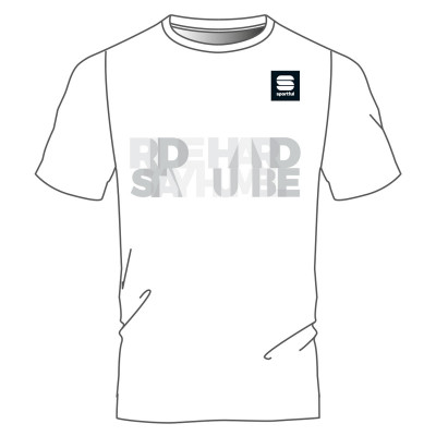 Outdoorové tričko pro muže Sportful RIDE Hard STAY Humble bílé