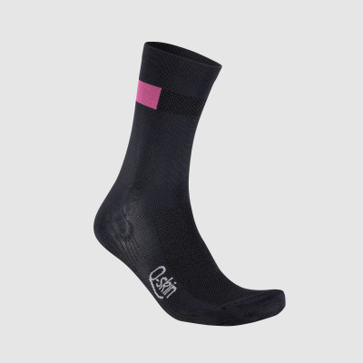Letní cyklistické ponožky Sportful Snap dámské černé/růžové