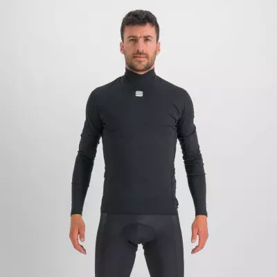 Zimní cyklistické funkční triko s dlouhým rukávem pánské Sportful Sottozero černé