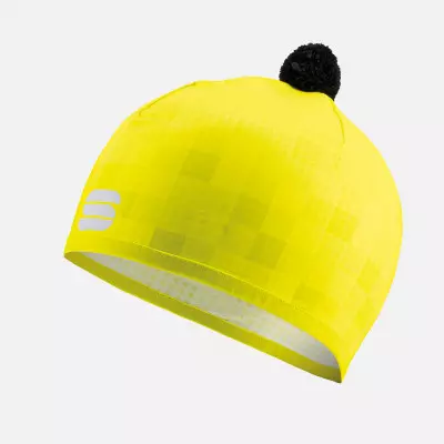 Outdoorová čepice na běžky Sportful Squadra Light žlutá/limetková