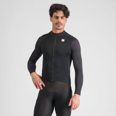 Zateplený cyklistický dres pánský Sportful SRK Thermal černý