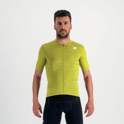 Letní cyklistický pánský dres Sportful Cliff Supergiara žlutý zelený