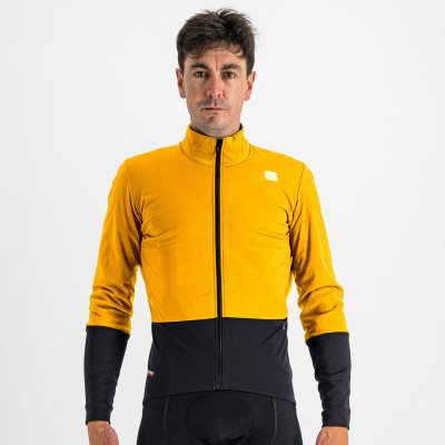 Cyklistická bunda Sportful TOTAL COMFORT pánská zlatá/černá