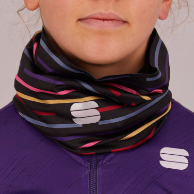 Nákrčník dámský Sportful Vélodrome černý/multicolor