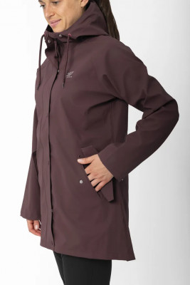 Svappavaara PU Rain Coat LS, Wine Red XXL