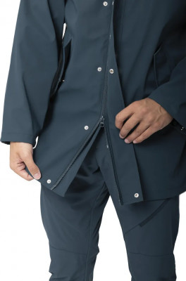 Svappavaara PU Rain Coat MS, Navy 3XL