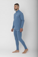 Undal 1/2 Zip MS, Dusty Blue