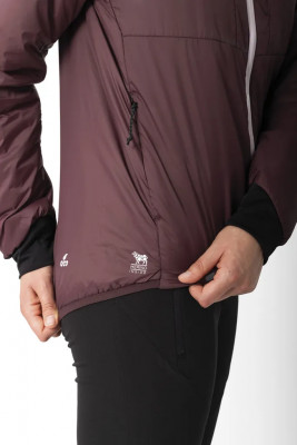Valla Light Padded Jacket LS, Wine Red XXL