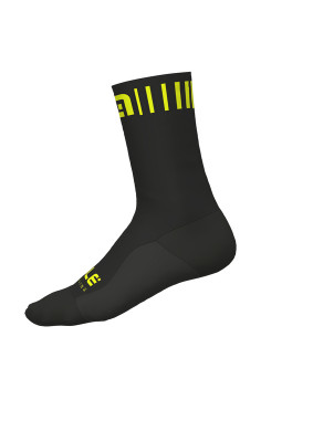 Zimní cyklistické ponožky Alé Strada H18 černé/žluté