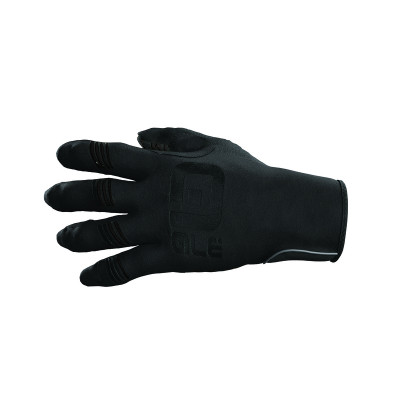 Zimní cyklistické rukavice Alé Nordik černé