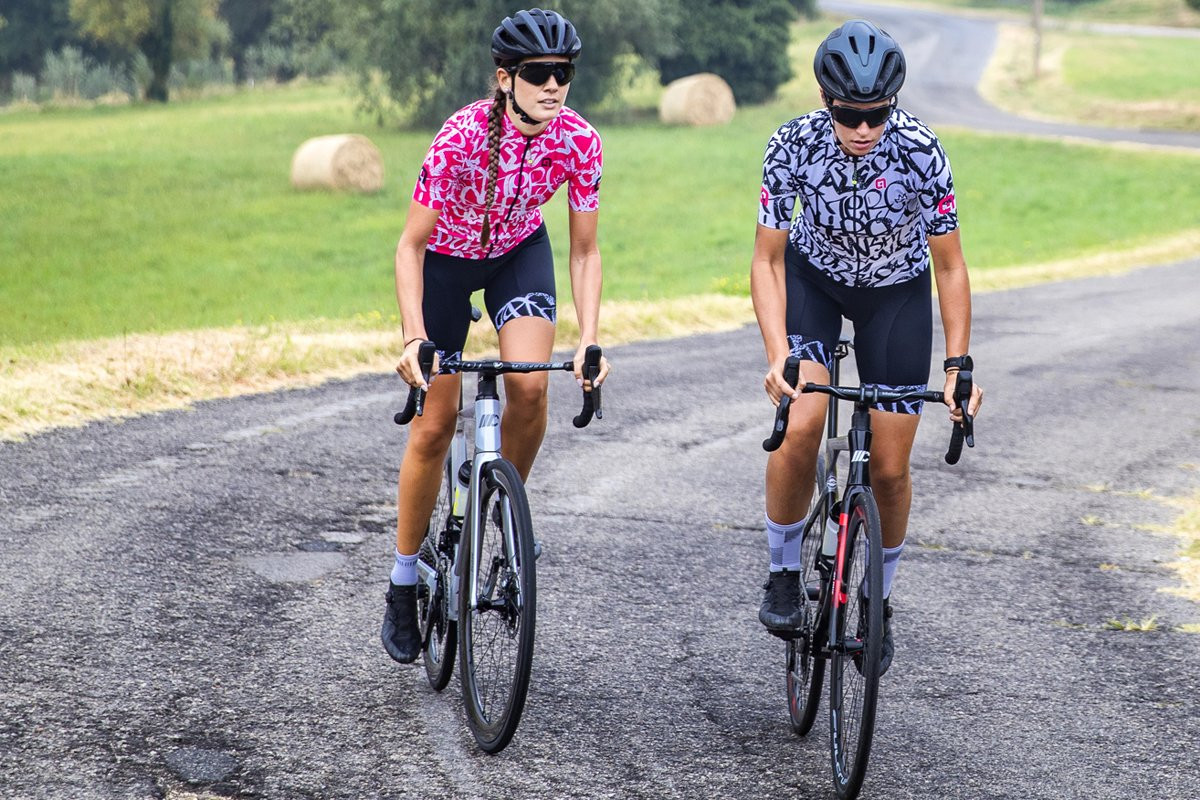 Alé Cycling cyklistický dres SOLID RIDE LADY červený