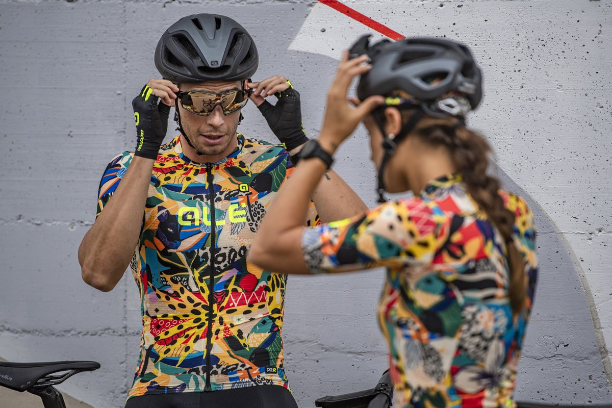Alé Cycling cyklistický dres PR-R KENYA oranžový
