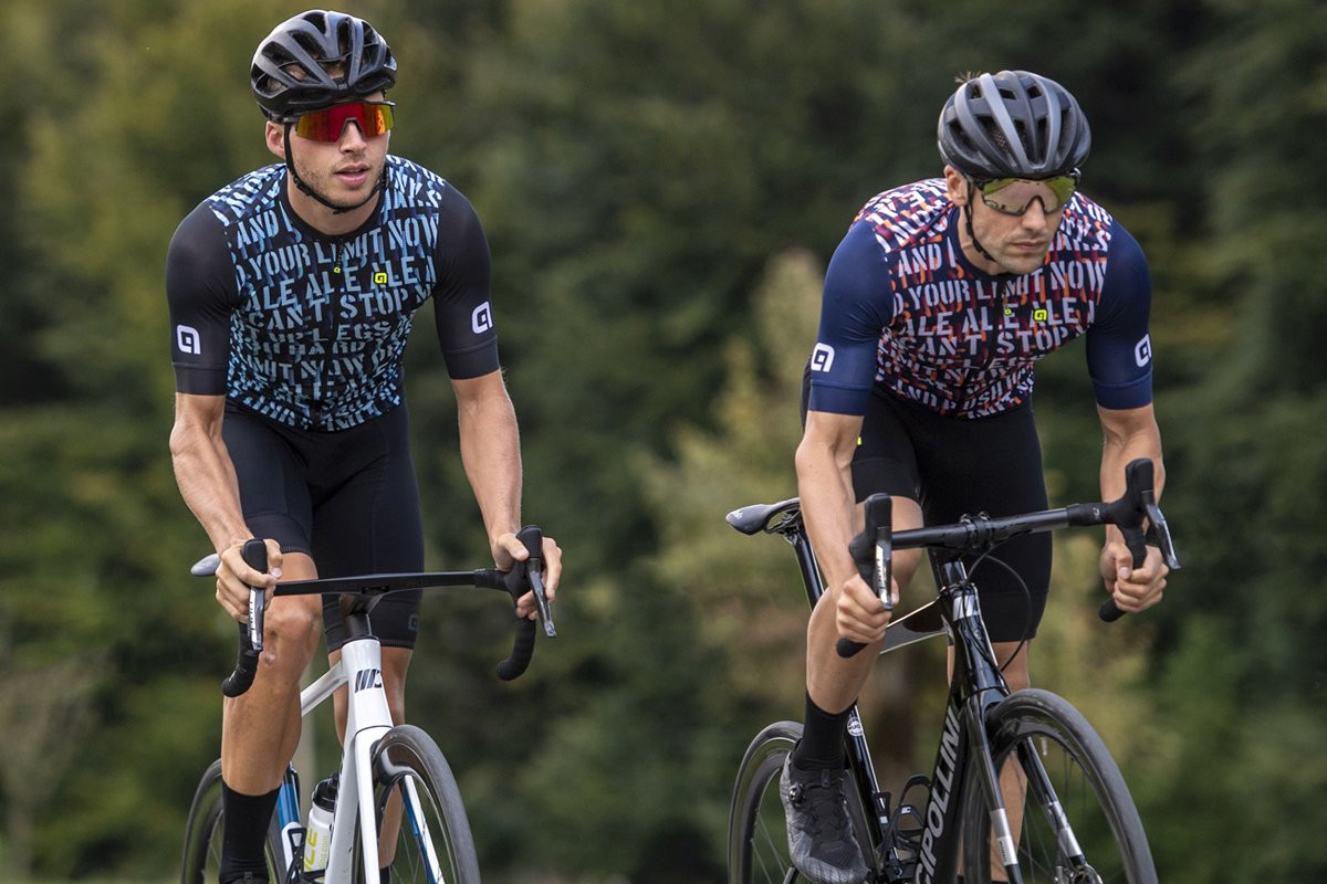 Alé Cycling cyklistický dres SOLID RIDE modrý