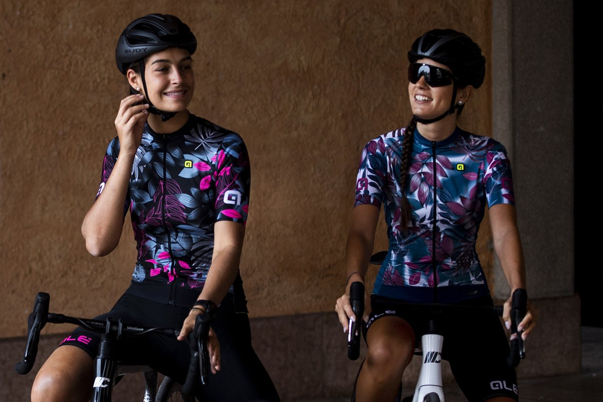 Alé Cycling cyklistický dres PR-S GARDEN LADY bílý/růžový